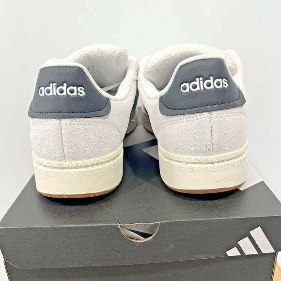 Adidas Men\'s Grand Court Alpha \'Crystal White Black\' Shoes JR0544 Mens Size 11.5
